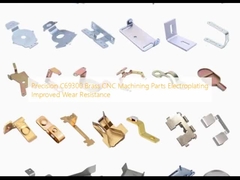Precision C69300 Brass CNC Machining Parts Electroplating Improved Wear Resistance