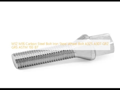 M12 M16 Karbon Çelik Bolt Demir Çelik Tekerlek Bolt A325 A307 GR2 GR5 ASTM 193 B7