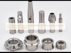 CNC Machined Aluminum AL6063 Parts with Anodized Finish for High Structural Integrity