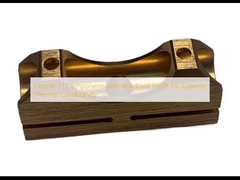 Yüksek termal iletkenlik için anodizasyonla bitirilmiş bakır T1 bileşenleri